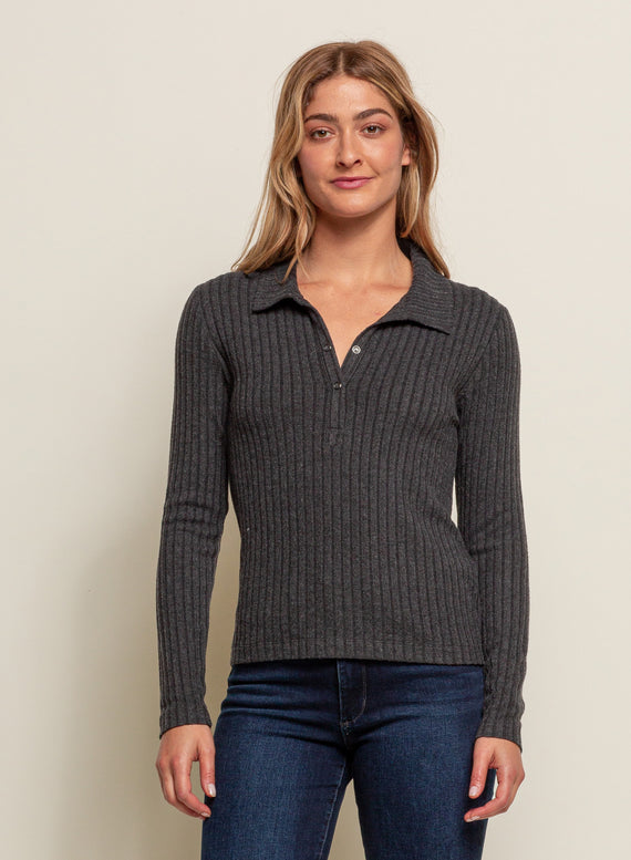 Collared Henley Top